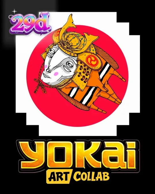 Interface colorida e artística do jogo de slot Yokai com elementos da cultura japonesa